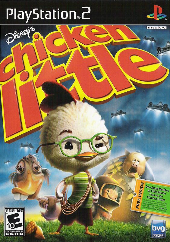 Chicken Little [Movie Ticket Edition] box art for Playstation 2